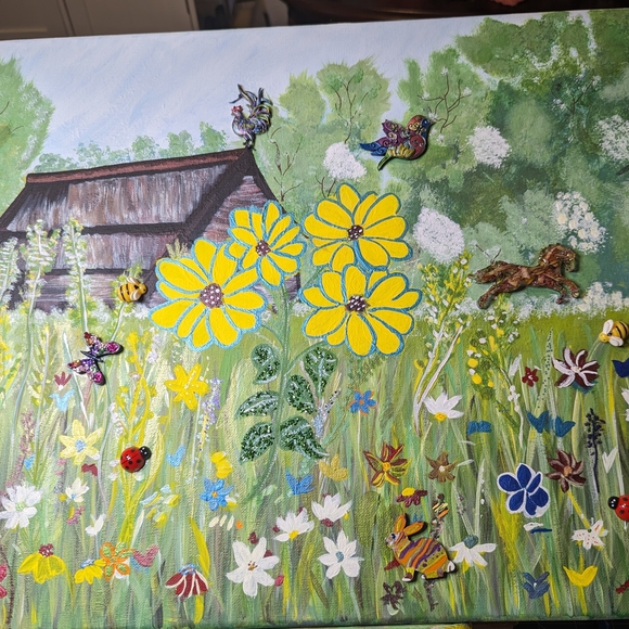 Hand Painted Rustic Barn - Picture 3 of 5